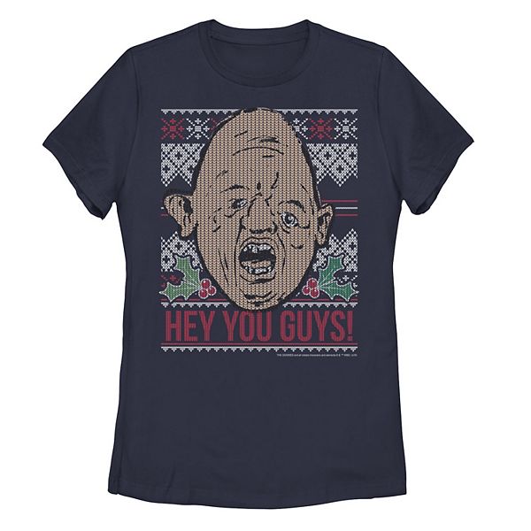 Juniors The Goonies Sloth Hey You Guys Ugly Christmas Style Graphic Tee