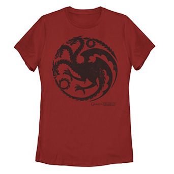 Juniors' Game of Thrones Targaryen Dragon Sigil Graphic Tee