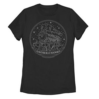 Juniors' Harry Potter Hogwarts Express I'd Rather Be At Hogwarts Graphic Tee