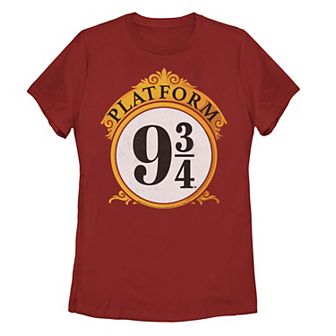Juniors' Harry Potter Platform 9 3/4 Sign Graphic Tee