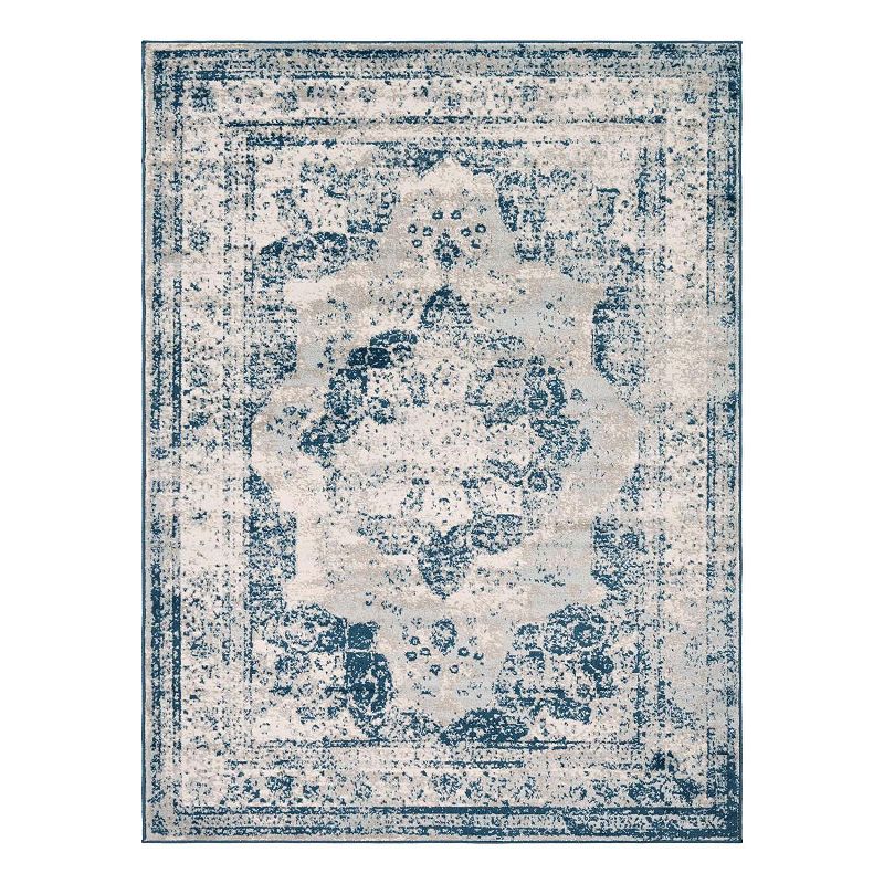 Unique Loom Salle Garnier Sofia Rug, Blue, 10Ft Rnd