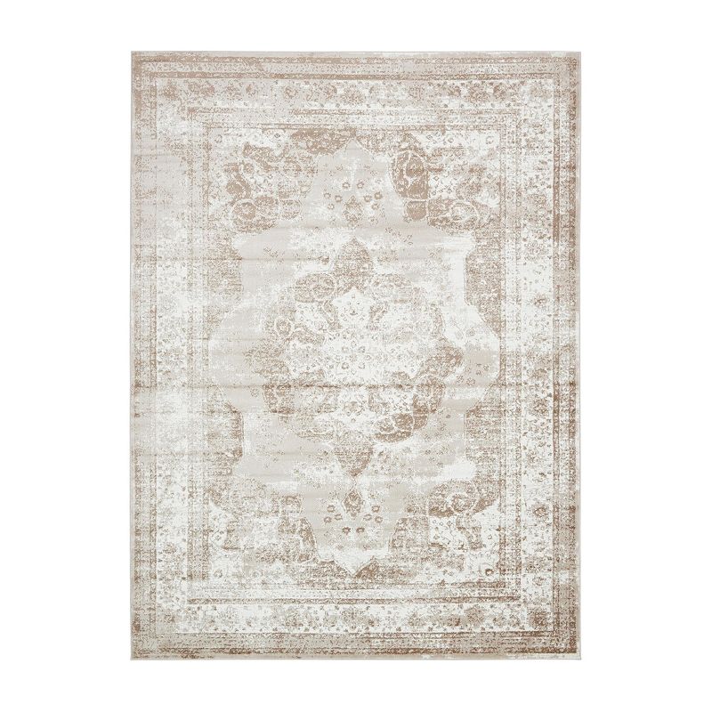Unique Loom Salle Garnier Sofia Rug, Brown, 8X11 Ft