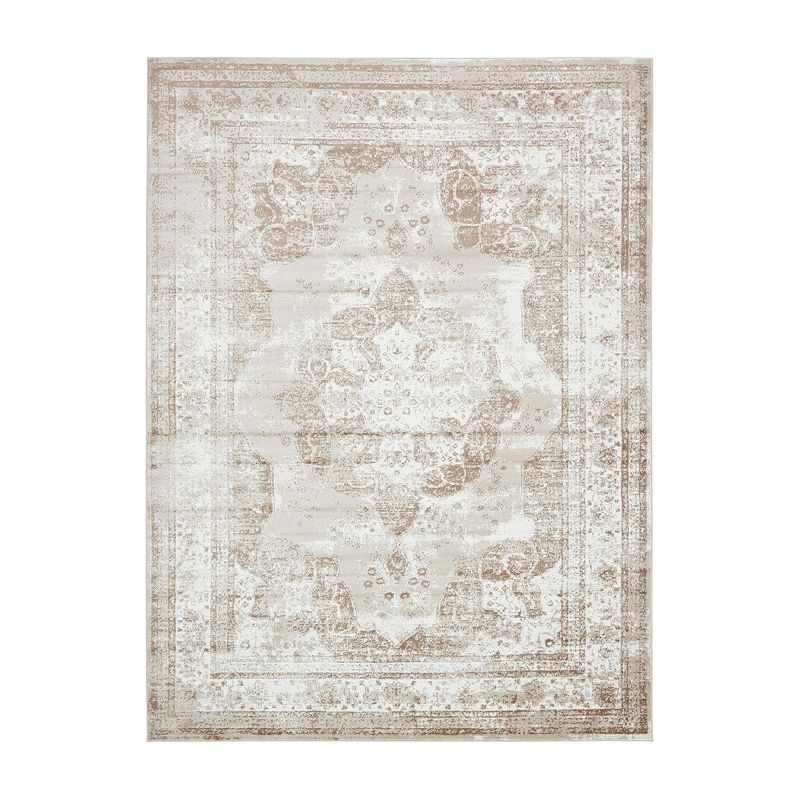 Unique Loom Salle Garnier Sofia Rug, Brown, 8X11 Ft