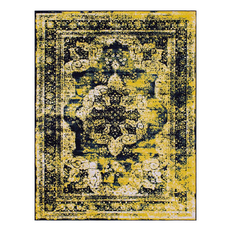 Unique Loom Salle Garnier Sofia Rug, Blue, 8Ft Sq