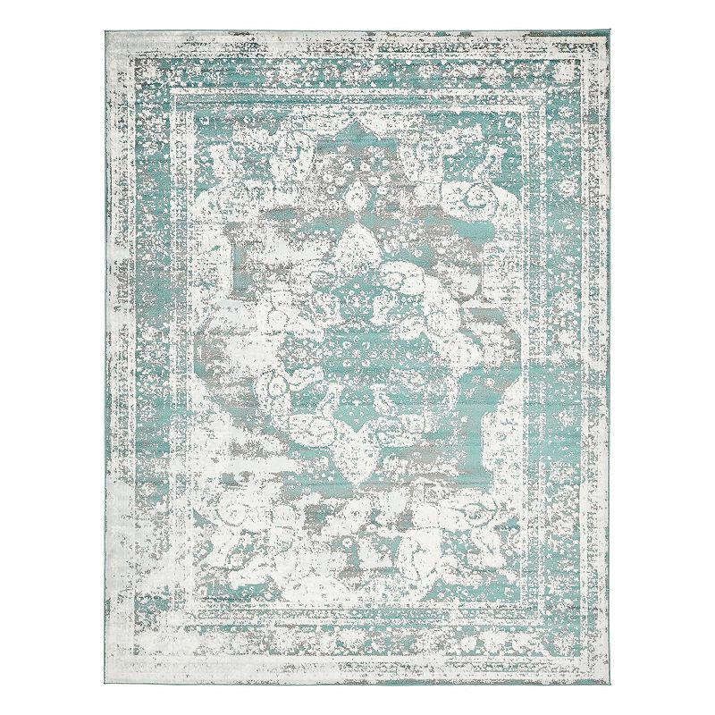 Unique Loom Salle Garnier Sofia Rug, Blue, 8Ft Sq