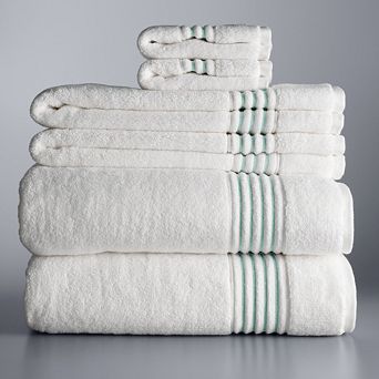 Simply Vera Vera Wang Signature Border 6 pc Bath Towel Set