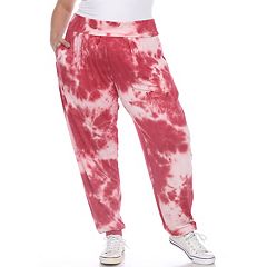 Womens Red Jogger Pants - Bottoms, Clothing