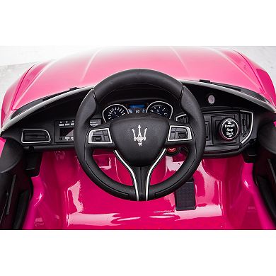 Best Ride On Cars Maserati Ghibli 12-Volt Ride On Car