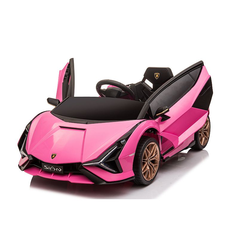 Best Ride On Cars Lamborghini Sian 12-Volt Ride On Toy, Pink