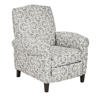 Madison Park Oscar Push Back Recliner Chair