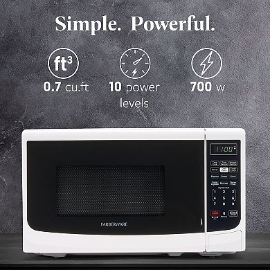 Farberware® Classic 700-Watt LED Display Microwave Oven