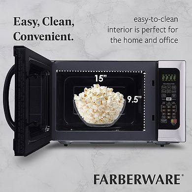 Farberware Professional 1000-Watt Microwave Oven with Sensor Cooking
