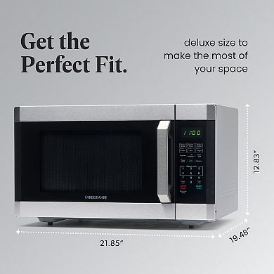 Farberware 1100-Watt Microwave Oven with Smart Sensor Cooking