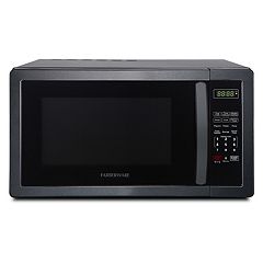 Nostalgia Retro 0.7 Cu. ft. 700-Watt Countertop Microwave Oven, Ivory