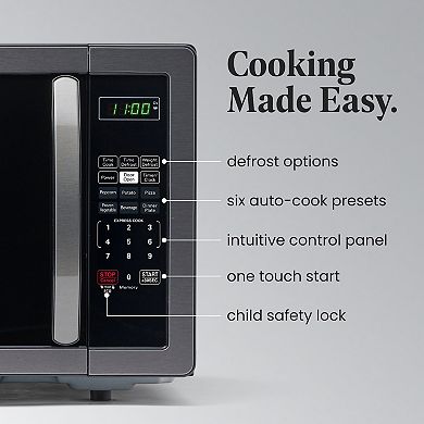 Farberware Classic 1000-Watt LED Display Microwave Oven