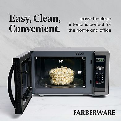 Farberware Classic 1000-Watt LED Display Microwave Oven