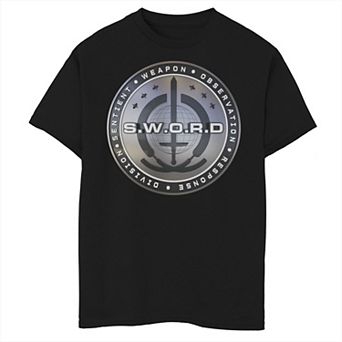 Boys 8-20 Marvel WandaVision S.W.O.R.D. 3D Style Logo Graphic Tee