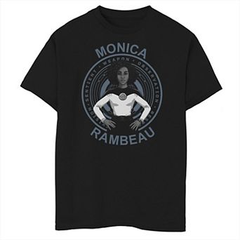 Boys 8-20 Marvel WandaVision Monica Rambeau Hero Shot C2 Graphic Tee
