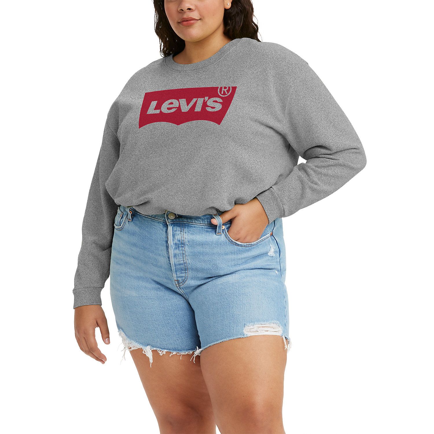 plus levi shorts