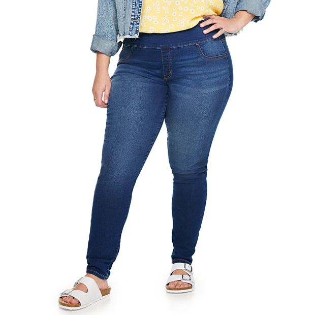 Juniors Plus Size SO Pull On Jeggings