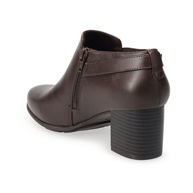 Croft & Barrow® Grapesoda Women's Block Heel Ankle Boots