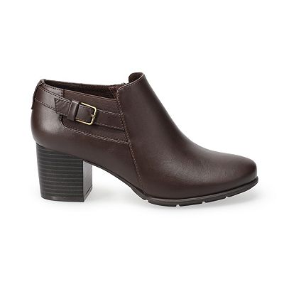 Croft Barrow Grapesoda Women s Block Heel Ankle Boots