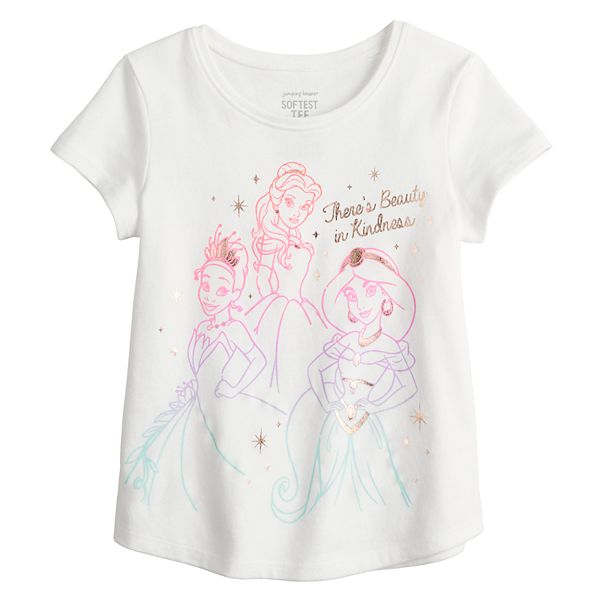 Disney Princess Tiana, Jasmine & Belle Toddler Girl Graphic Tee By 