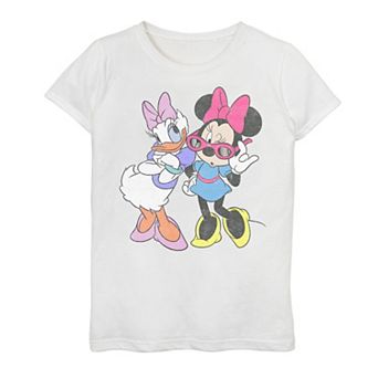 Disney's Mickey Mouse & Friends Girls 7-16 Daisy & Minnie Fashion Graphic Tee