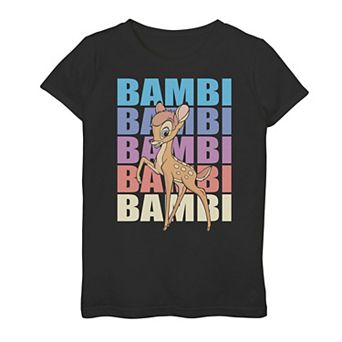 Disney's Bambi Girls 7-16 Name Stack Portrait Graphic Tee