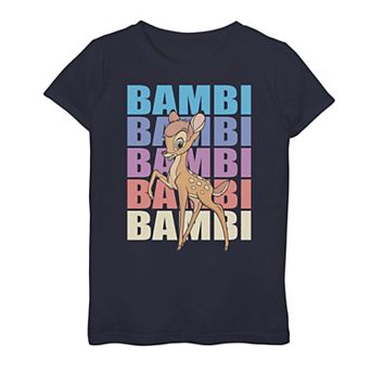 Disney's Bambi Girls 7-16 Name Stack Portrait Graphic Tee