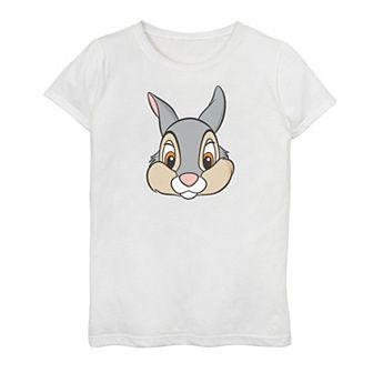 Disney's Bambi Girls 7-16 Thumper Big Face Graphic Tee