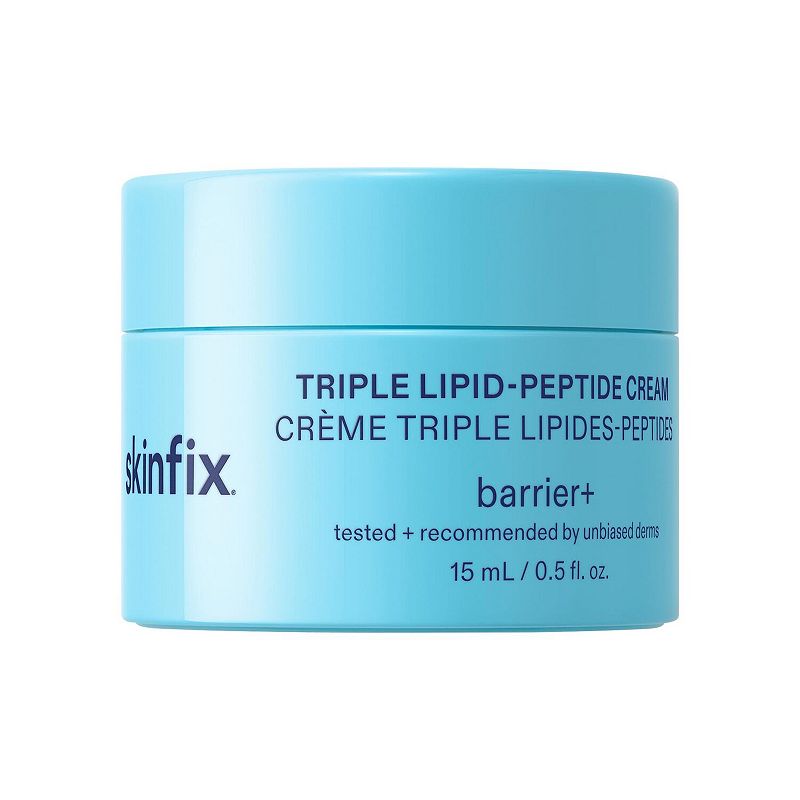 Skinfix Triple Lipid-Peptide Cream Refillable Barrier Moisturizer with Ceramides, 