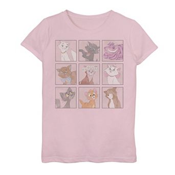 Disney's Mickey Mouse & Friends Girls 7-16 Cats Box Up Graphic Tee