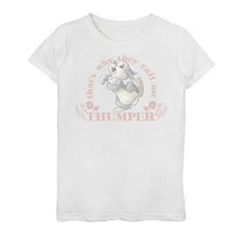 Disney's Bambi Girls 7-16 That's Why They Call Me Thumper Graphic Tee