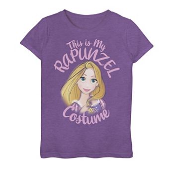 Disney's Tangled Girls 7-16 Rapunzel This Is My Costume Halloween Graphic Tee