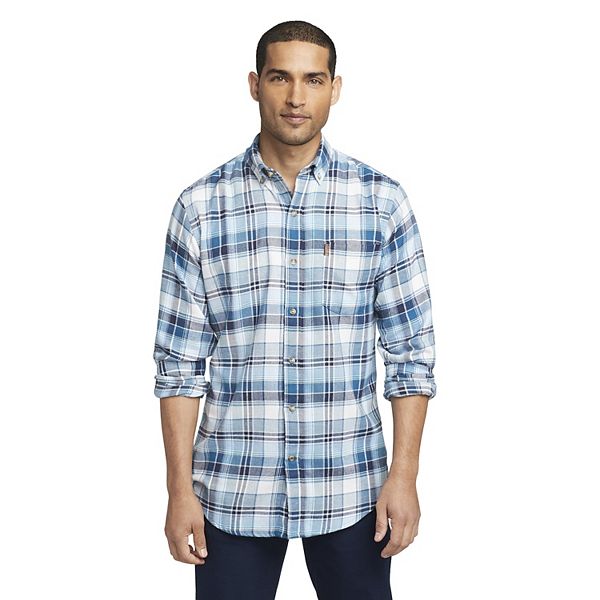 Men's IZOD Classic Plaid SlimFit Flannel ButtonDown Shirt