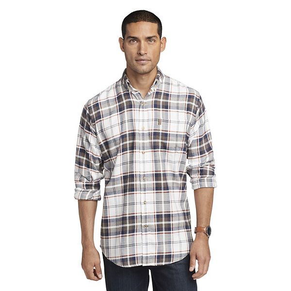 Men's IZOD Classic Plaid SlimFit Flannel ButtonDown Shirt