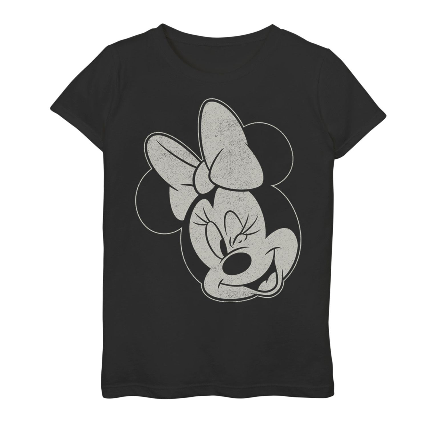 Image for Disney 's Mickey Mouse Girls 7-16 Minnie Winking Graphic Tee at Kohl's.