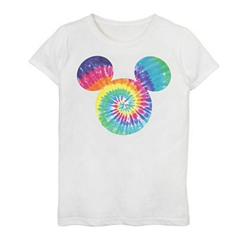 Disney's Mickey Mouse & Friends Girls 7-16 Mickey Tie Dye Fill Graphic Tee