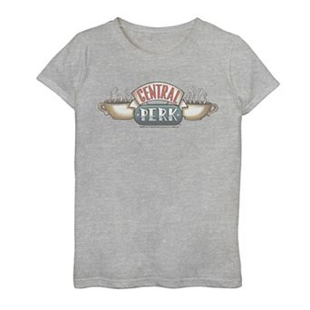 Girls 7-16 Friends Central Perk Classic Logo Graphic Tee