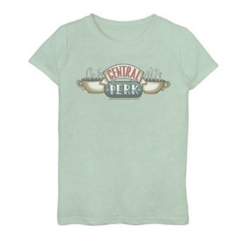 Girls 7-16 Friends Central Perk Classic Logo Graphic Tee