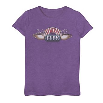 Girls 7-16 Friends Central Perk Classic Logo Graphic Tee