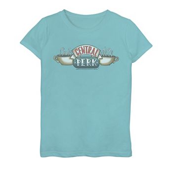 Girls 7-16 Friends Central Perk Classic Logo Graphic Tee