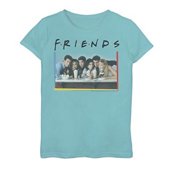 Girls 7-16 Friends Group Shot Milkshake Portrait Graphic Tee