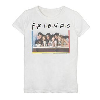 Girls 7-16 Friends Group Shot Milkshake Portrait Graphic Tee