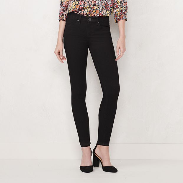 Petite LC Lauren Conrad Stretch Mid-Rise Super Skinny Jeans