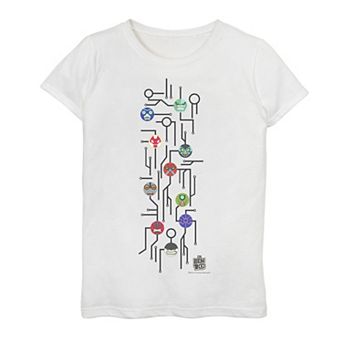 Girls 7-16 Cartoon Network Ben 10 Alien Map Graphic Tee