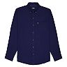 Men's IZOD Classic-Fit Untuck Length Plaid Flannel Button-Down Shirt