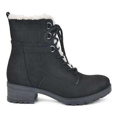 Sherpa lined shops combat boots