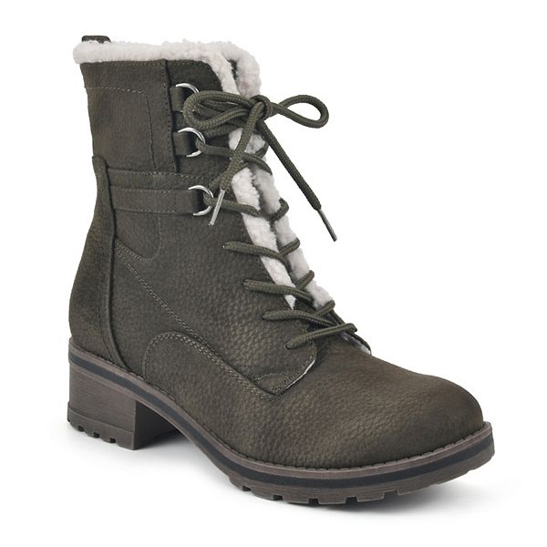 Sonoma Goods For Life® Platypus Women's SherpaLined Combat Boots